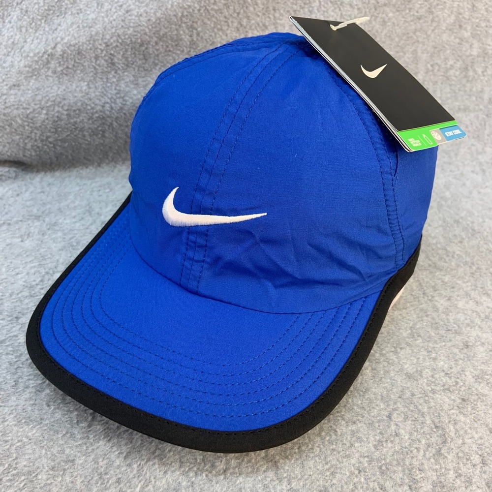 Nike Swoosh Kids Blue Featherlight Dri-FIT Adjustable Hat 611815-480 MISC NWT